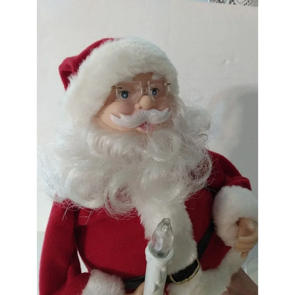 VTG Mr Santa Favorite Folks Music & Illuminated Figurine 15